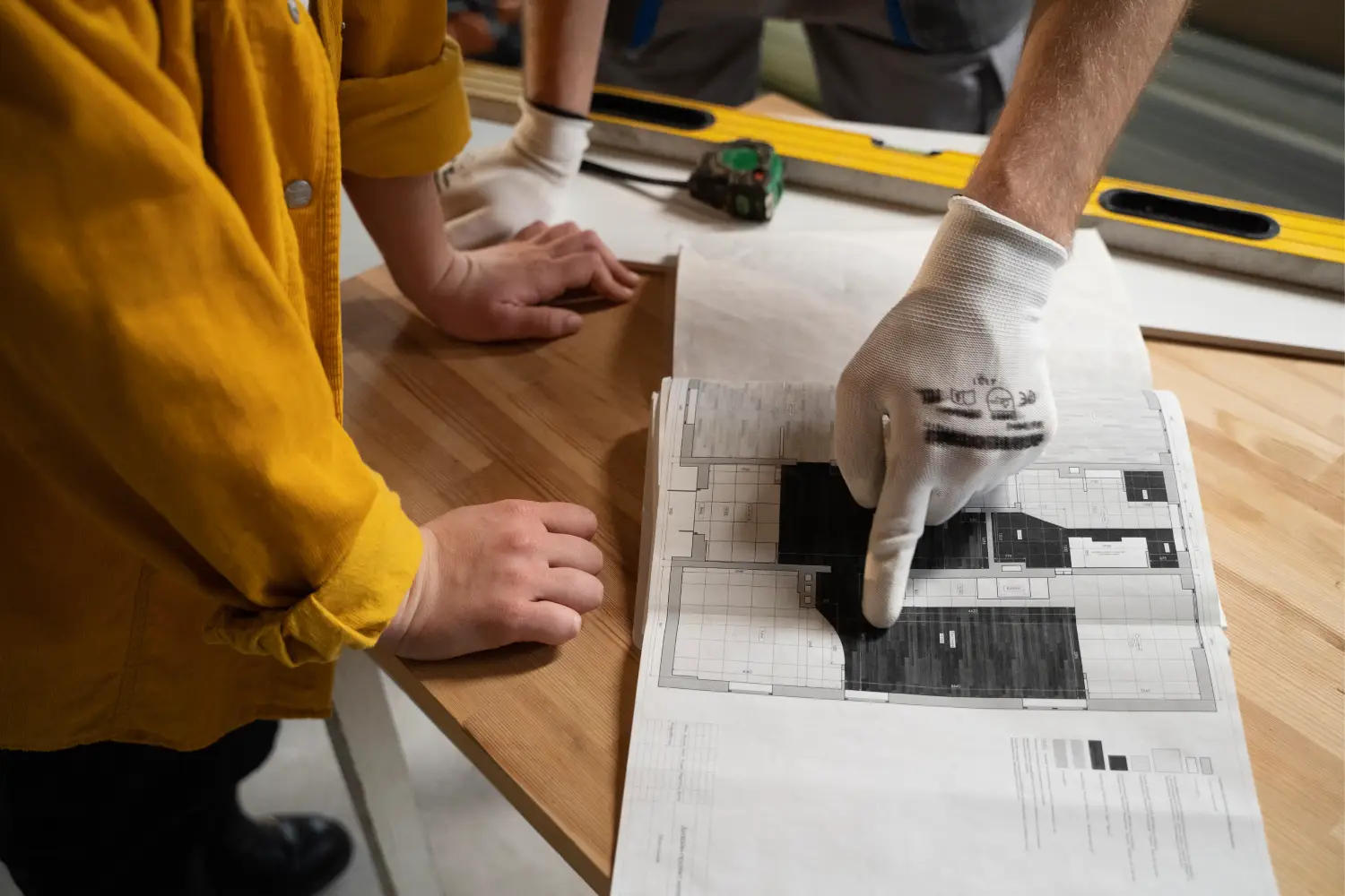 working on a stylish Dubai home renovation with eco-friendly upgrades